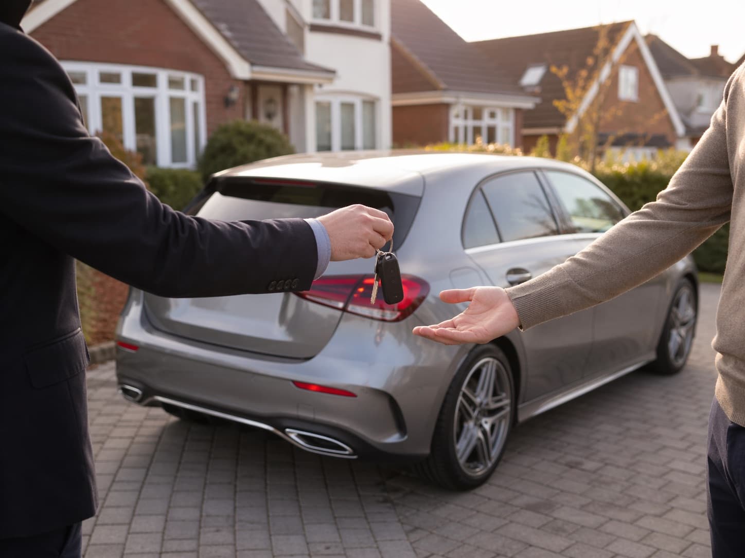 A like-for-like replacement car handed over to a customer