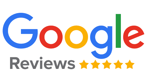 Google Reviews, rated 5 out of 5 stars